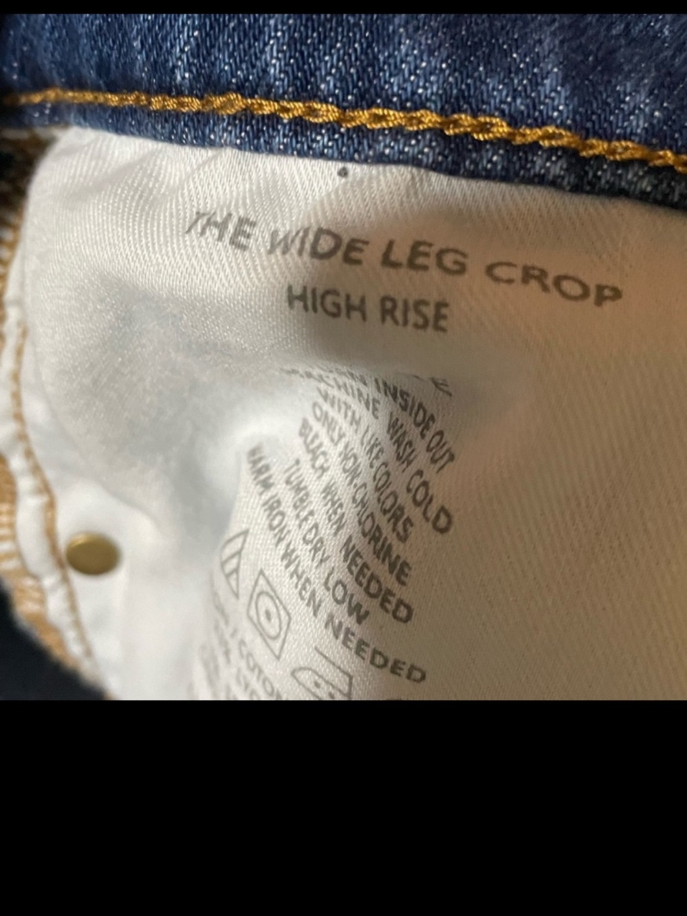 Ann Taylor Blue Wide-Leg Crop Jeans High
Rise Size 2p - Picture 3 of 10